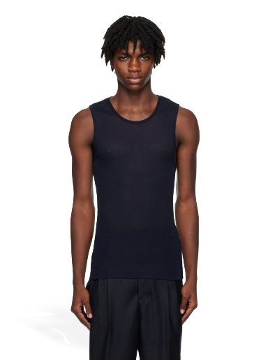 Tielko AMI Long Tank Top Navy | HTK101.JE0022