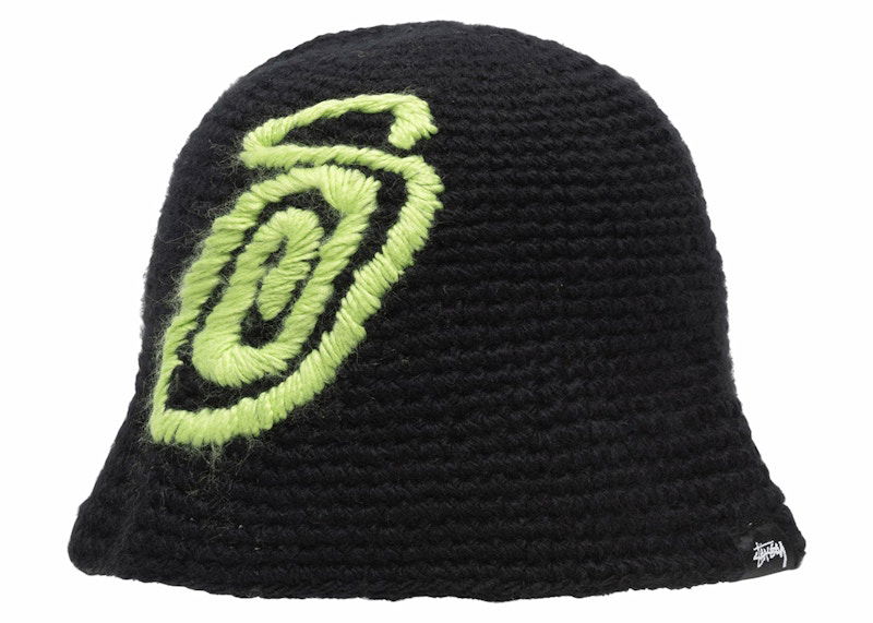 Klobúk Stüssy Stussy Swirly S Knit Bucket Hat Biela | 1321208, 1