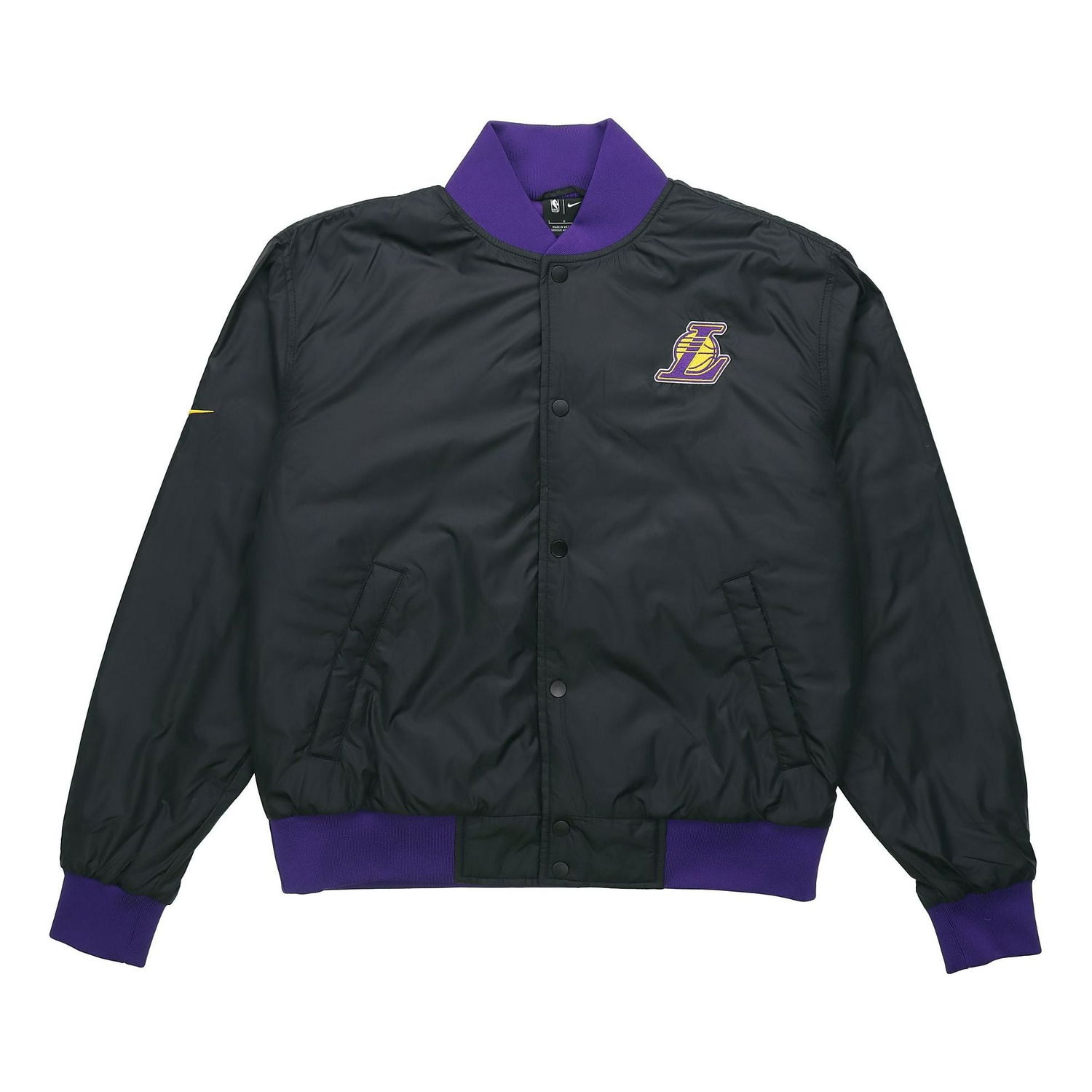 Bomber bunda Nike Los Angeles Lakers Logo Jacket Čierna | DB4787-010, 0