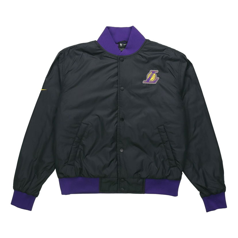 Bomber bunda Nike Los Angeles Lakers Logo Jacket Čierna | DB4787-010