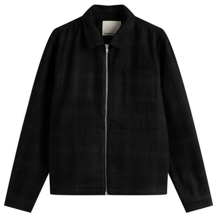 Bunda YMC YMC Bowie Check Jacket Čierna | P5ZAU-01