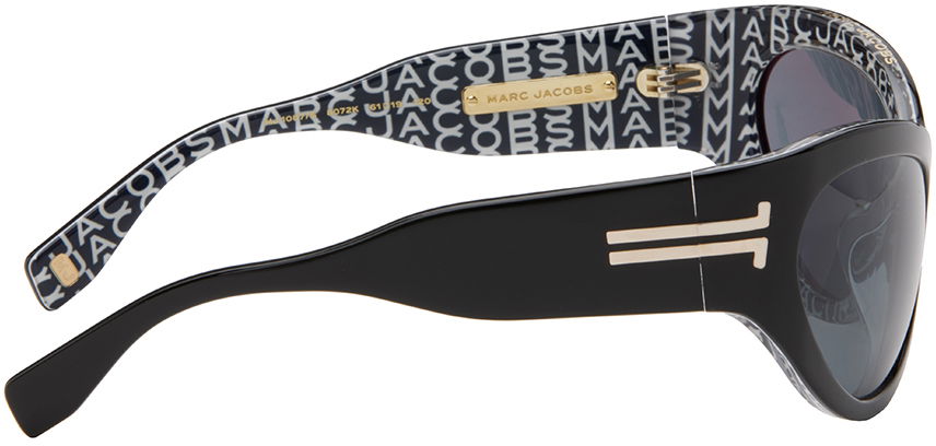 Slnečné okuliare Marc Jacobs Marc Jacobs 'The Icon' Wrapped Sunglasses Čierna | MJ 1087/S 716736860831, 1