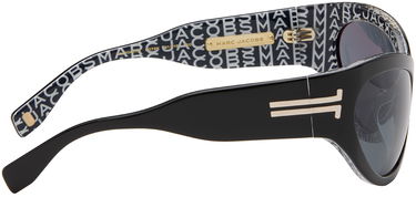 Slnečné okuliare Marc Jacobs Marc Jacobs 'The Icon' Wrapped Sunglasses Čierna | MJ 1087/S 716736860831, 1