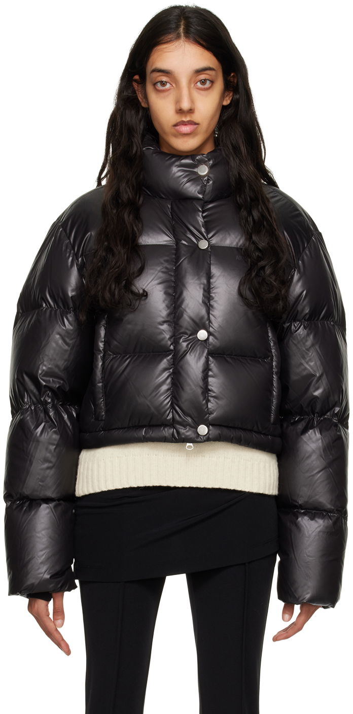 Prešívaná bunda AXEL ARIGATO Black Enigma Down Jacket Čierna | A0533001, 0