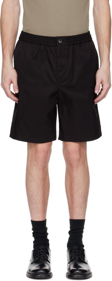 Šortky AMI AMI Paris Twill Shorts Čierna | HSO304.PA0007, 0