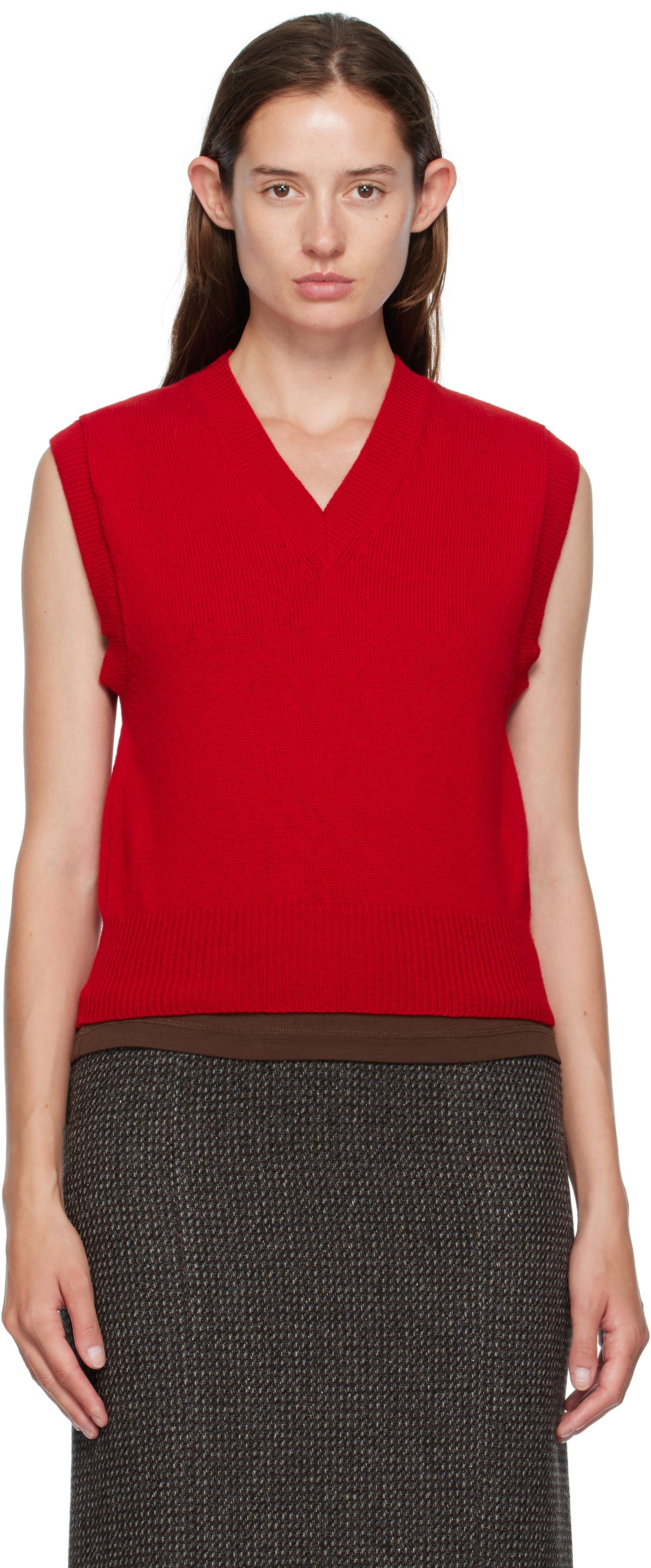 Vesta &Daughter &Daughter Athea Knit Vest Červená | HKN03912, 0