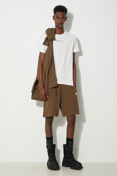 Tričko Alpha Industries T-Shirt With Print Biela | 118529.626, 1