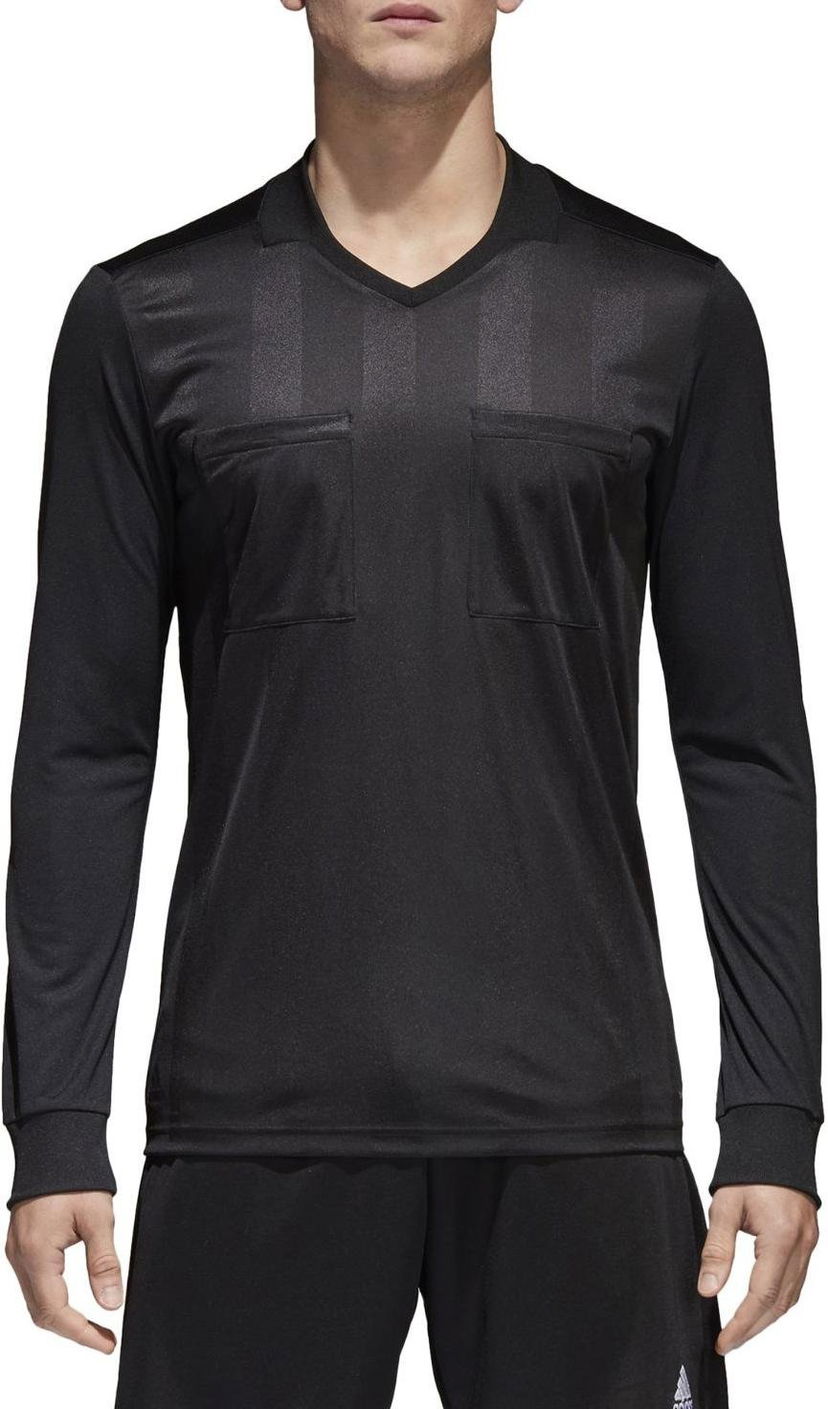 Dres adidas Originals Referee Long Sleeve V-Neck Shirt with Pockets Čierna | cf6215