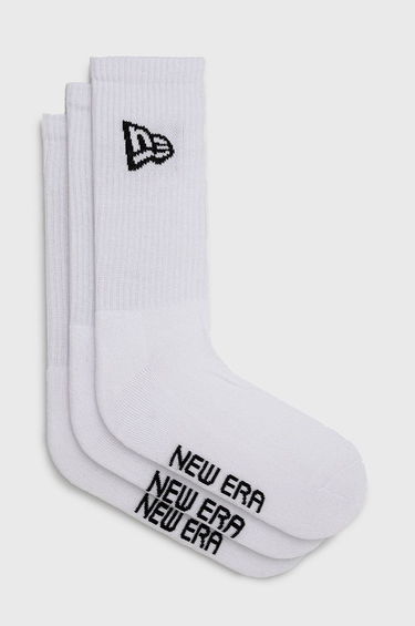 Ponožky New Era Flag Crew Socks Biela | 13113558, 0