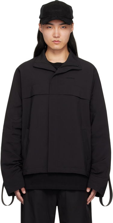 Vetrovka We11done We11done Strapped Windbreaker Jacket Čierna | WD-JP0-25-004-M-BK, 0