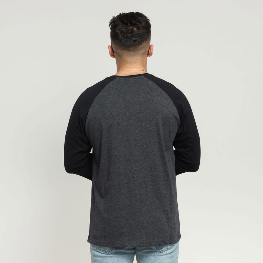 Contrast 3/4 Sleeve Raglan