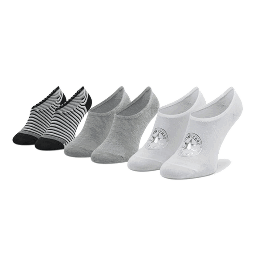 Ponožky Converse Mixed Pattern No-Show Socks 3-Pack Rôznofarebný | E1167U-3001