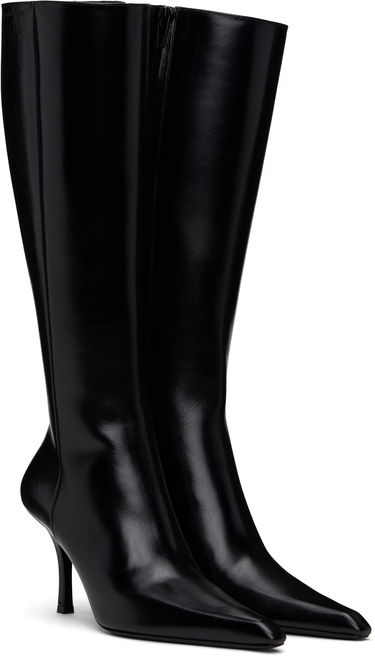 Kabáty Alexander Wang Alexander Wang Vivica 85mm Knee-High Boots Čierna | 30125B040, 3