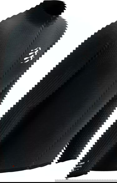 Mikina Compressport Seamless Zip Sweatshirt Čierna | aswu2199014, 0