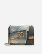 Patchwork Denim Crossbody Bag