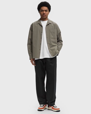 Košeľa NORSE PROJECTS Carsten Travel Light Long Sleeve Shirt Zelené | N40-0817-CONCRETE_GREY, 1