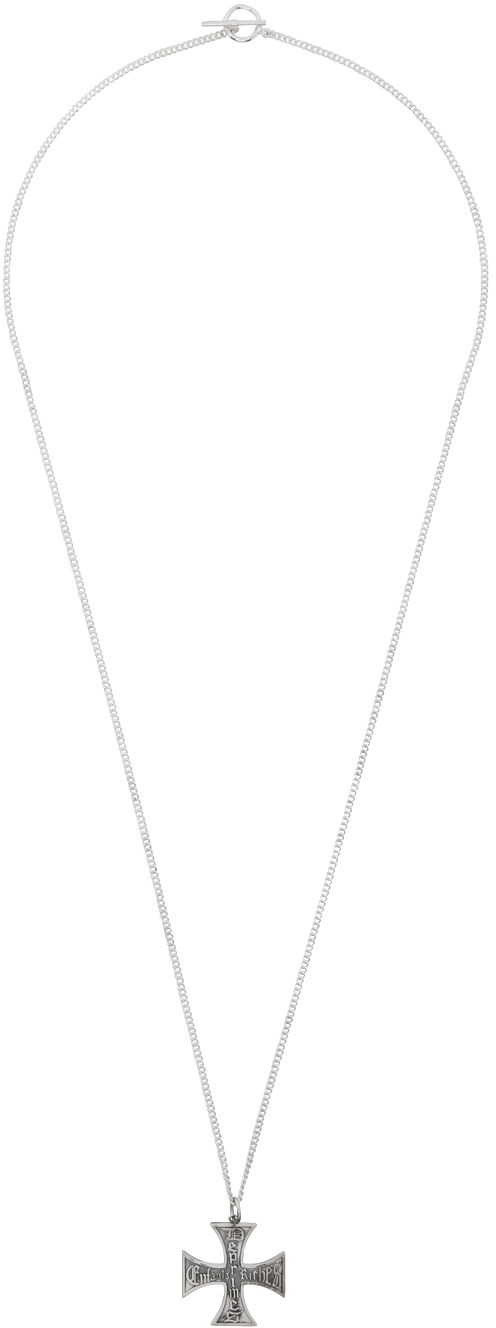 Náhrdelník Enfants Riches Déprimés Enfants Riches Déprimés Cross Pendant Necklace Metalická | 140-200, 0