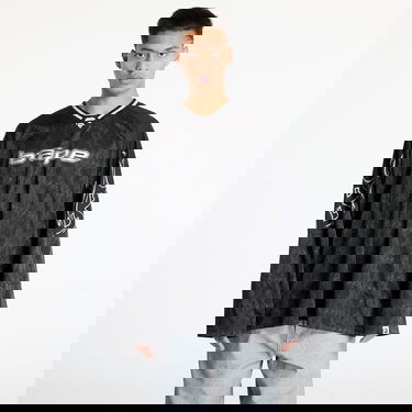 Dres BAPE Flame Graphic Long Sleeve Jersey Čierna | 001LTK301302MBLK, 0