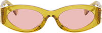 Miu Glimpse Sculpted Acetate Sunglasses