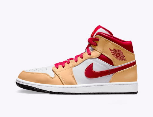 Tenisky a topánky Jordan Air Jordan 1 Mid "Beige White Red" Rôznofarebný | 554724-201