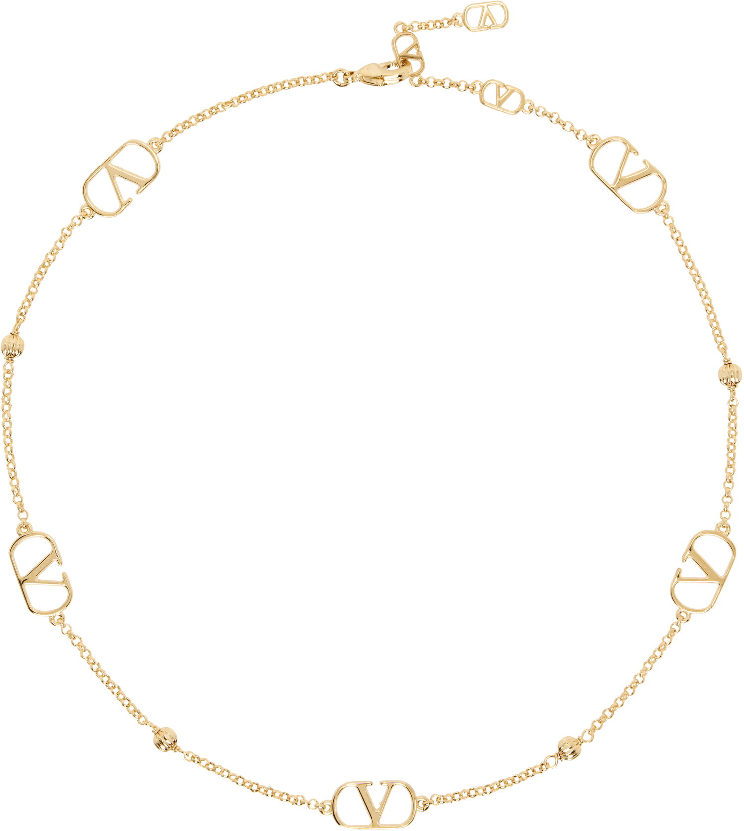 Náhrdelník Valentino Valentino Garavani VLogo Signature Necklace Metalická | 6W2J0X82MET, 0