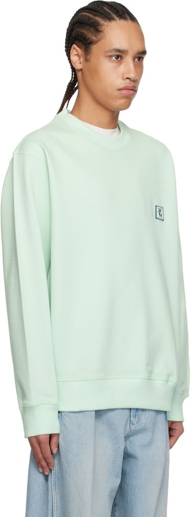 Mikina WOOYOUNGMI WOOYOUNGMI Back Logo Sweatshirt Čierna | W251TS27, 4