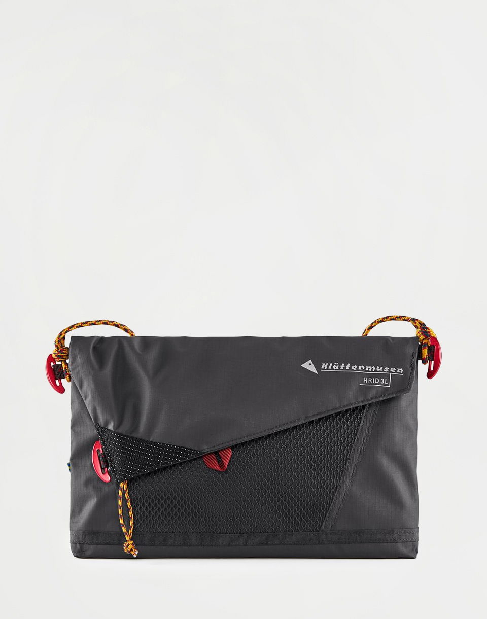Taška cez rameno Klättermusen Hrid WP Accessory Bag 3L Čierna | 41448U11_961-OZ, 0