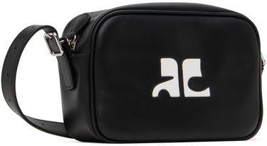 Taška cez rameno Courrèges Courrèges Reedition Camera Bag Čierna | PERGSA061CR0065, 1