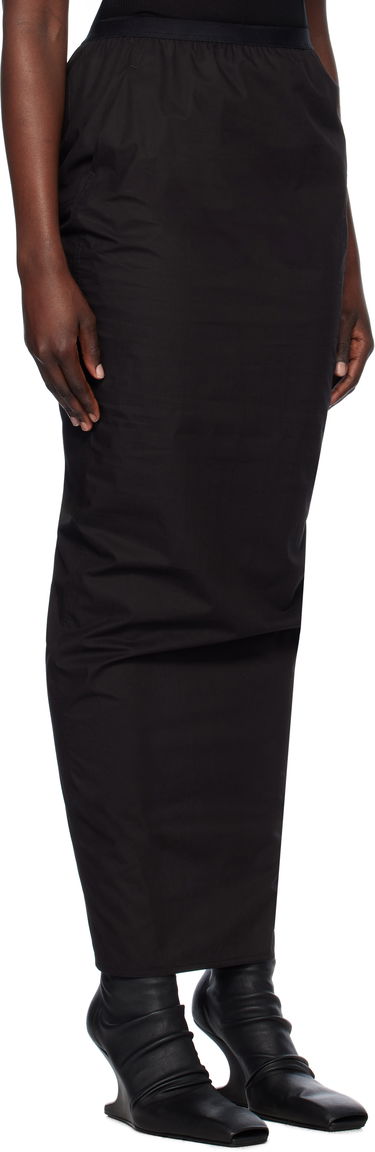 Sukňa Rick Owens Rick Owens Hollywood Soft Pillar Maxi Skirt Čierna | RP01E7331 P, 1