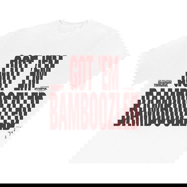 Tričko Cactus Jack by Travis Scott Get Em Bamboozled Franchise Short-Sleeve T-Shirt Biela | CJMF SS02 WHIT, 1