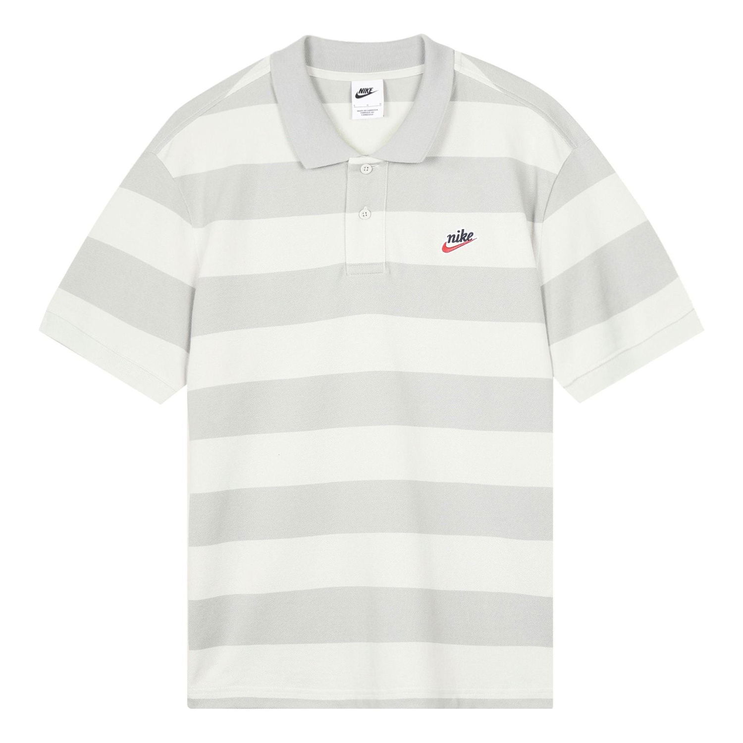 Polo tričko Nike Sportswear Heritage Stripe Polo Shirt Šedá | CU4433-028, 0