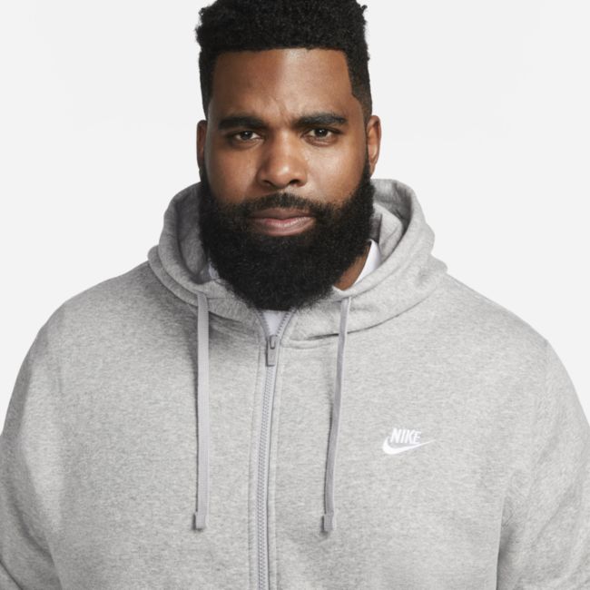 Mikina Nike Hoodie Sportswear Club Fleece Šedá | bv2645-063, 0