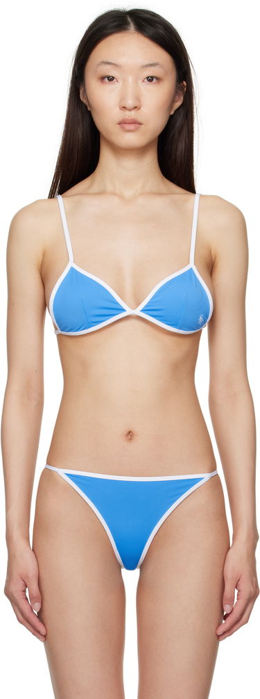 Plavky Sporty & Rich Sporty & Rich Kate Bikini Top Modrá | SM004620302BL24, 0