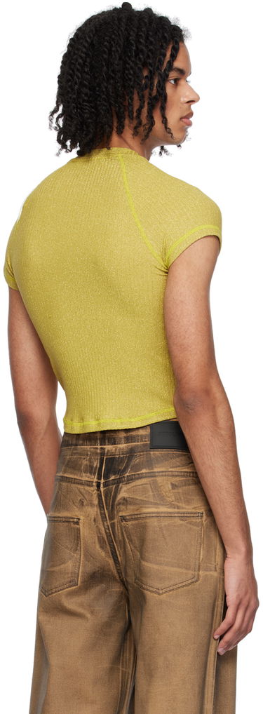 Crop Top Ottolinger Ottolinger Cropped T-Shirt Žltá | 407203, 2