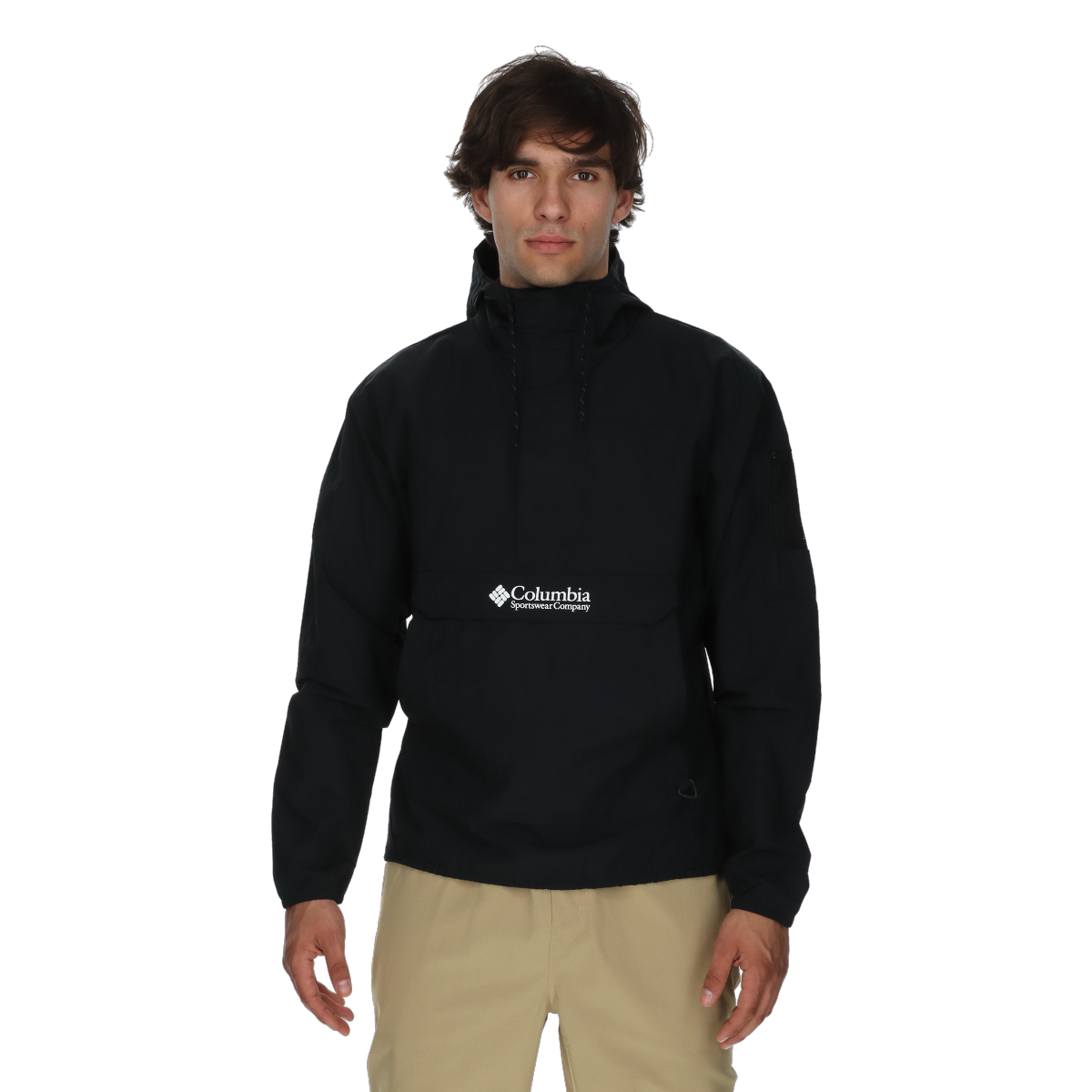 Vetrovka Columbia Challenger Hooded Anorak Jacket Čierna | 2117001010, 0