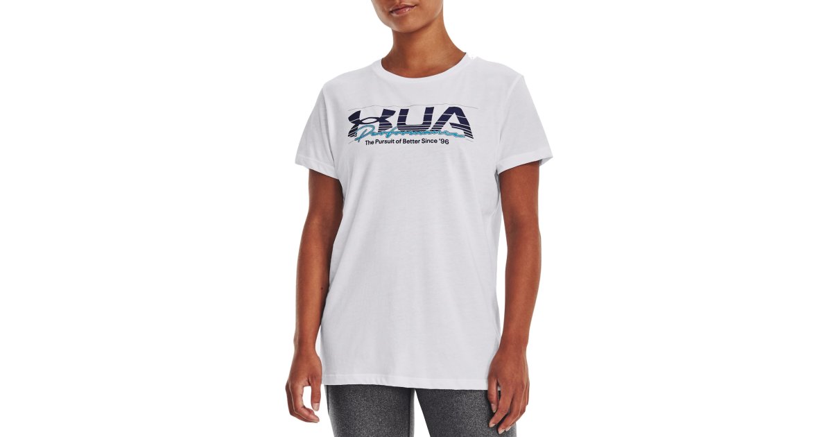 Tričko Under Armour Vintage Performance Tee Biela | 1376748-100, 1
