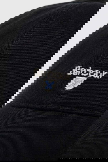 Šiltovka Barbour Cotton Baseball Cap with Embroidered Logo Čierna | MHA0274, 1