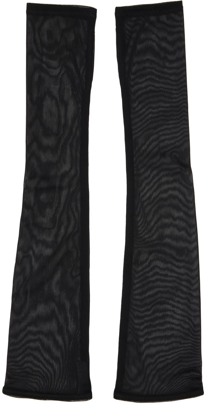 Rukavice Anna Sui Anna Sui Fingerless Mesh Gloves Čierna | 0123D91, 0