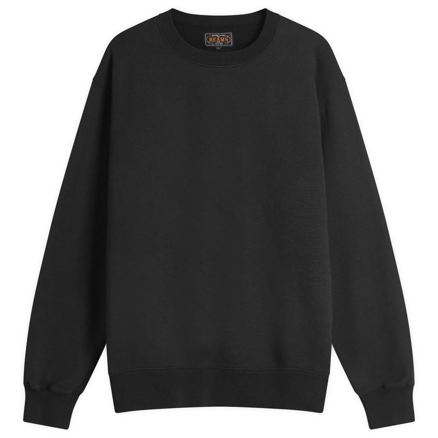 Mikina BEAMS Men's Crewneck Sweatshirt, Size Large Čierna | 3813-0191-103-19, 1
