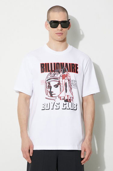 Tričko BILLIONAIRE BOYS CLUB Space Program T-Shirt Biela | B24139, 3