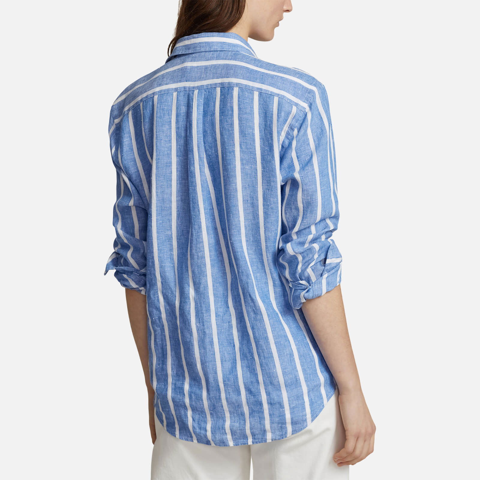 Striped Relaxed Fit Linen Shirt