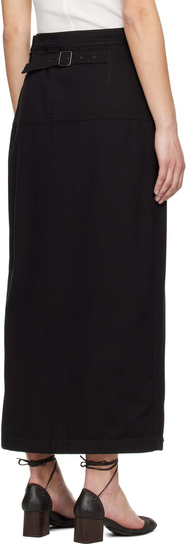 Sukňa LEMAIRE Lemaire Slit Midi Denim Skirt Čierna | SK1046 LD1028, 2