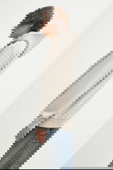 Mikina Carhartt WIP Hooded Script Embroidery Sweat Béžová | I035392.2W1XX, 1