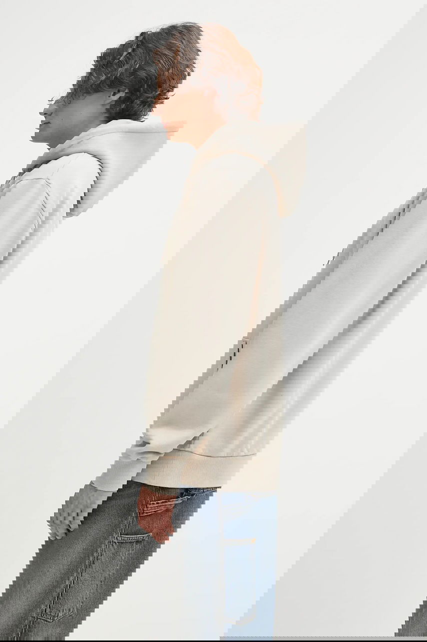 Mikina Carhartt WIP Hooded Script Embroidery Sweat Béžová | I035392.2W1XX, 1