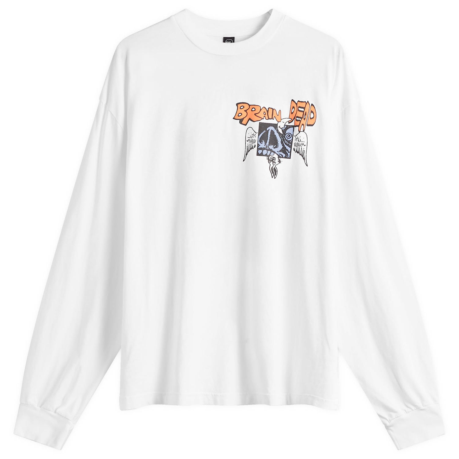 Tričko Brain Dead Cosmic Debris Long Sleeve Graphic T-Shirt Biela | W24T01004088-WHT, 0