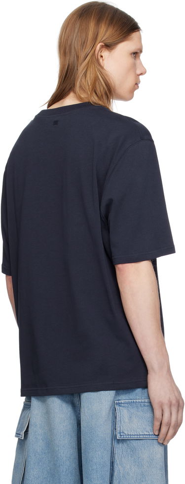 Tričko AMI AMI Paris Cotton Patch T-Shirt Navy | UTS075.726, 2