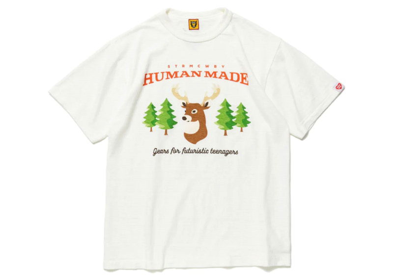 Tričko Human Made Deer Graphic T-Shirt Biela | HM24TE0016, 0
