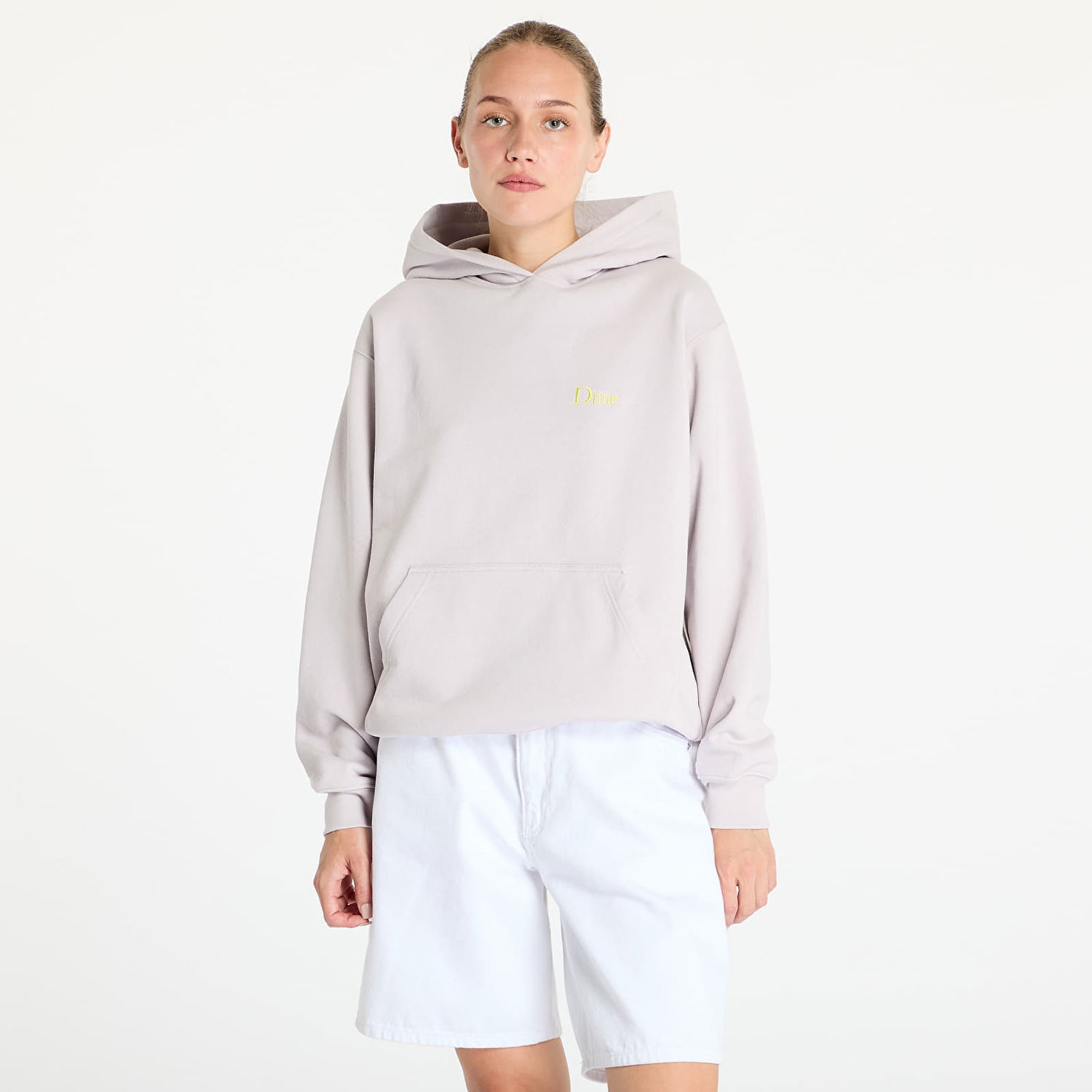 Mikina Dime Classic Small Logo Hoodie UNISEX Dusty Pink Ružová | DIMESU2415PIN, 1