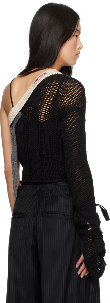 Sveter Andersson Bell Andersson Bell Ottolinger Edition One-Shoulder Knit Sweater Čierna | atb1215w, 2
