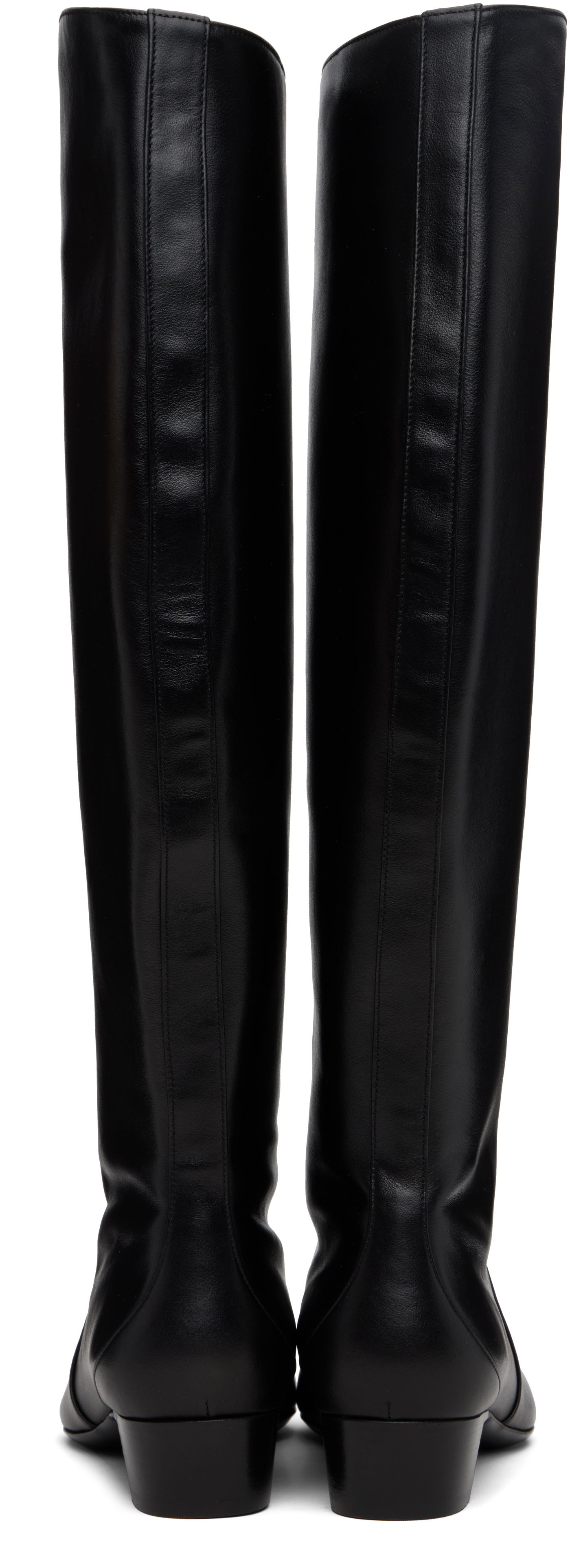Tenisky a topánky BY FAR BY FAR Pascal Nappa Leather Tall Boots Čierna | 23FWPASDBLNAP, 1